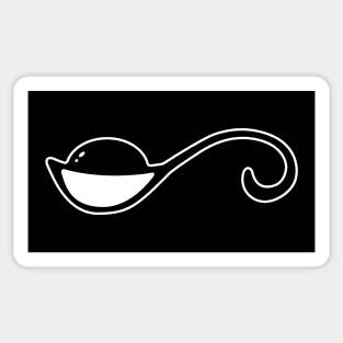 Sherbert Spoon • On Black Sticker